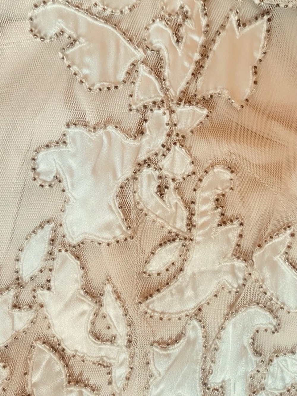 Topsshop Wedding Gown Evening Size 8(fits Size 2-6)Dress Sheath Midi Shear Ivory - Picture 4 of 5